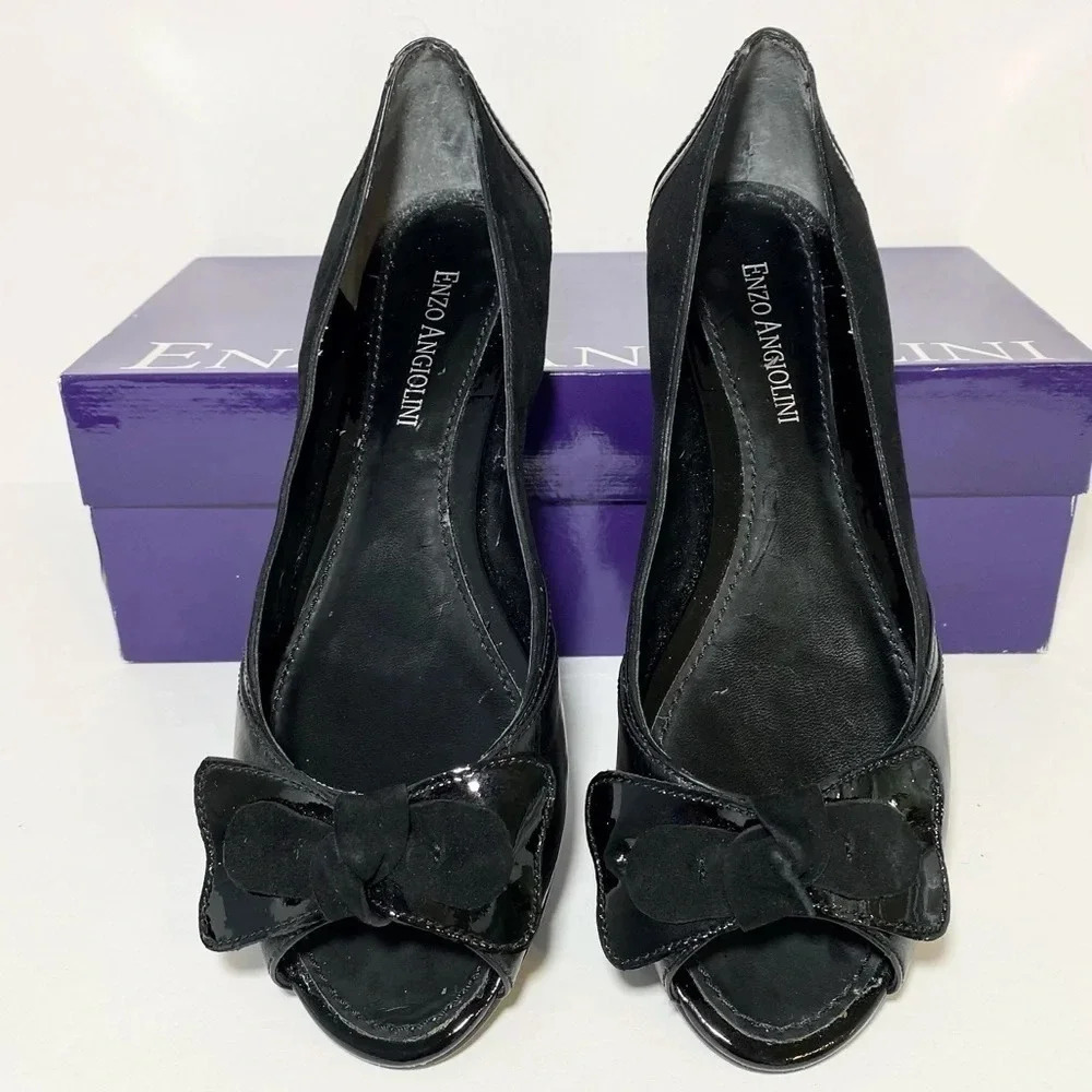Enzo Angiolini Eachicara Peeptoe Dress Shoes size 6.5 - Picture 4 of 8